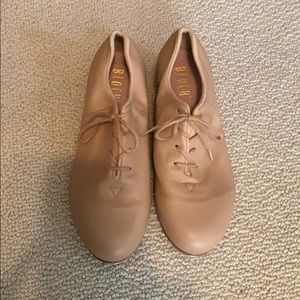Bloch Tan Lace Up Tap Shoes